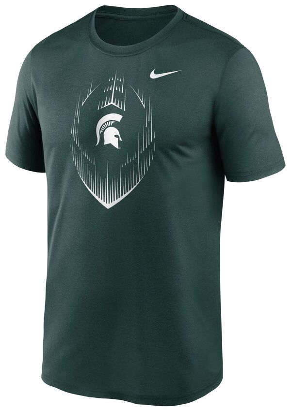 ナイキ メンズ Tシャツ トップス Nike Men's Michigan State Spartans Green Dri-FIT Legend Icon T-Shirtの通販は
