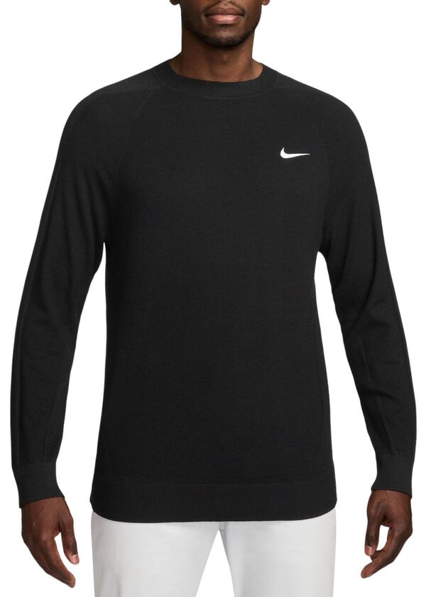 ナイキ メンズ ニット・セーター アウター Nike Men's Tour Knit Golf Sweater Black