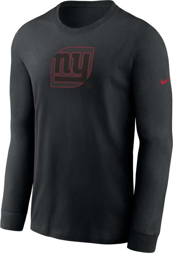 ナイキ メンズ Tシャツ トップス Nike Men's New York Giants Color Pop Black Long Sleeve T-Shirtの通販は