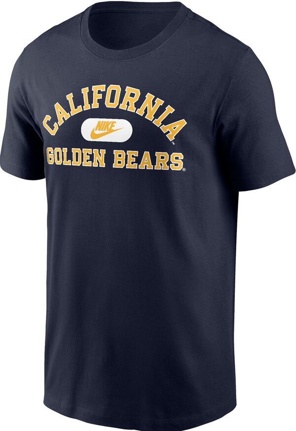 ナイキ メンズ Tシャツ トップス Nike Men's Cal Golden Bears Blue Core Cotton Logo T-Shirtの通販は