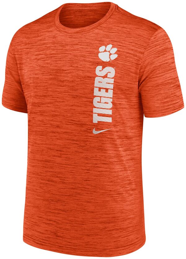 ナイキ メンズ Tシャツ トップス Nike Men's Clemson Tigers Orange Dri-FIT Velocity Logo T-Shirtの通販は 9,706円