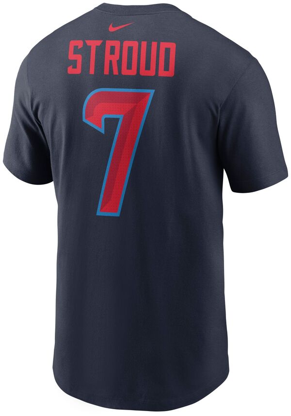ナイキ メンズ Tシャツ トップス Nike Men's Houston Texans C.J. Stroud #7 2nd Alternate Navy T-Shirtの通販は