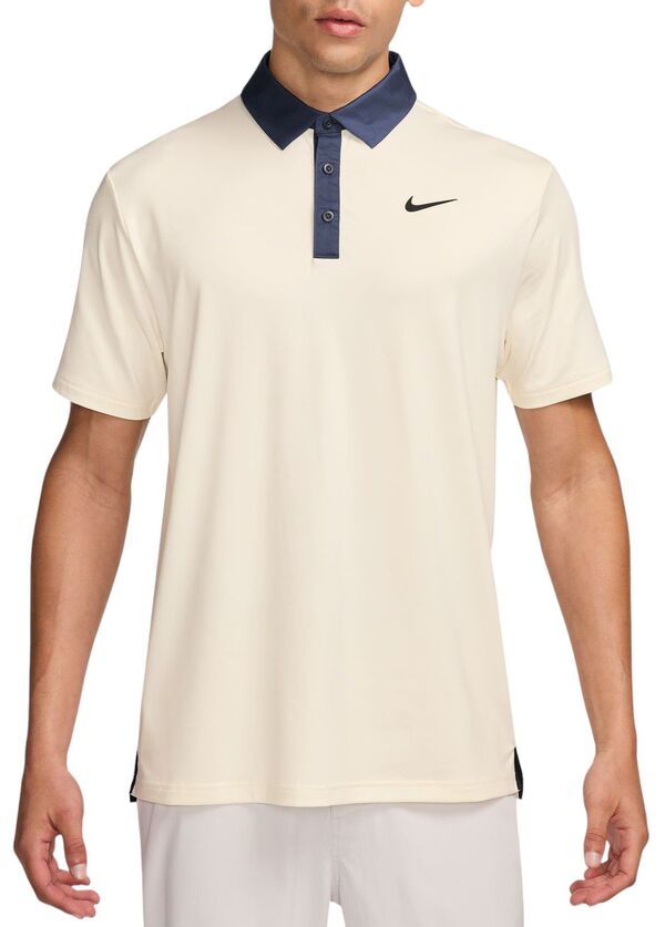 ナイキ メンズ ポロシャツ トップス Nike Men's Dri-FIT Tour Contrast Golf Polo Pale Ivoryの通販は