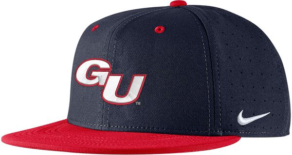 ナイキ レディース 帽子 アクセサリー Nike Men's Gonzaga Bulldogs Blue Dri-FIT Aero True Baseball Fitted Hat