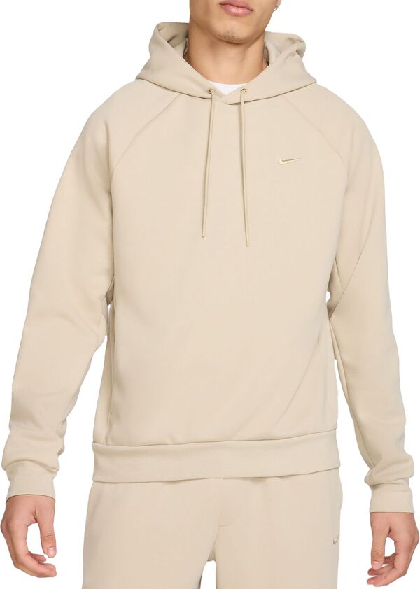 ナイキ メンズ パーカー・スウェット アウター Nike Men's Dri-FIT Primary Fleece UV Pullover Hoodie Desert Khakiの通販は