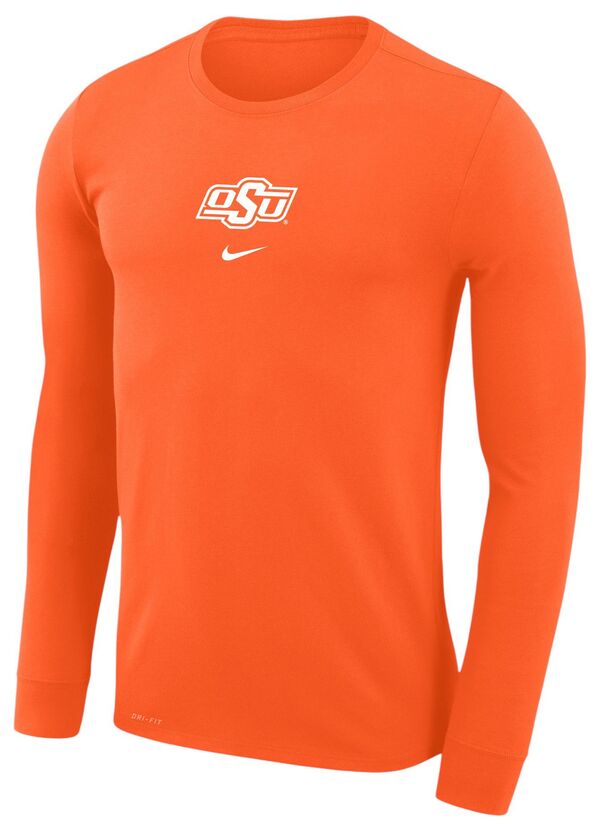 ナイキ メンズ Tシャツ トップス Nike Men's Oklahoma State Cowboys Orange Shooter Long Sleeve T-Shirtの通販は