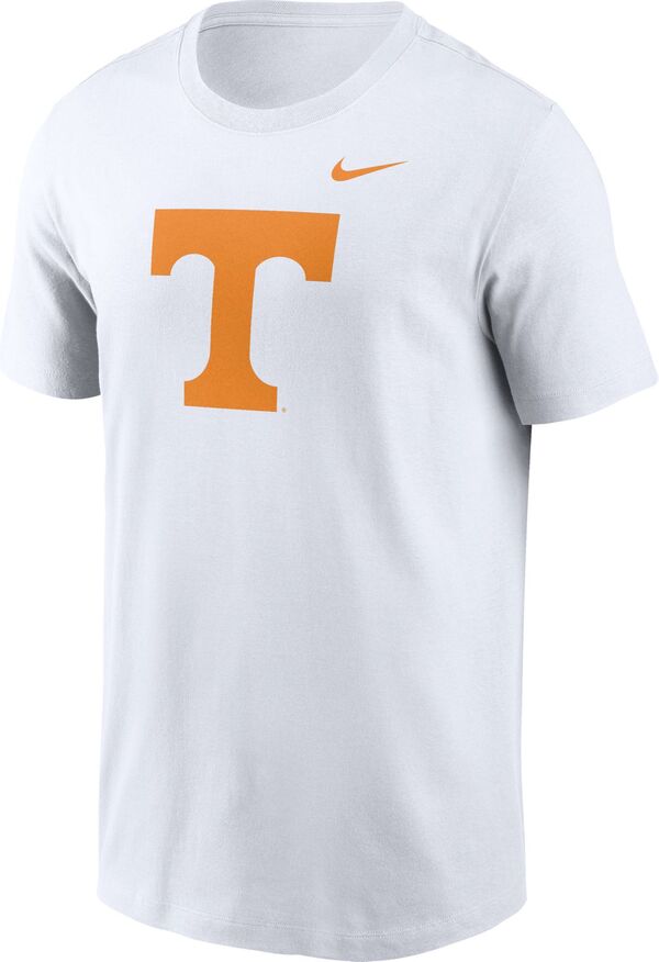ナイキ メンズ Tシャツ トップス Nike Men's Tennessee Volunteers White Logo T-Shirt
