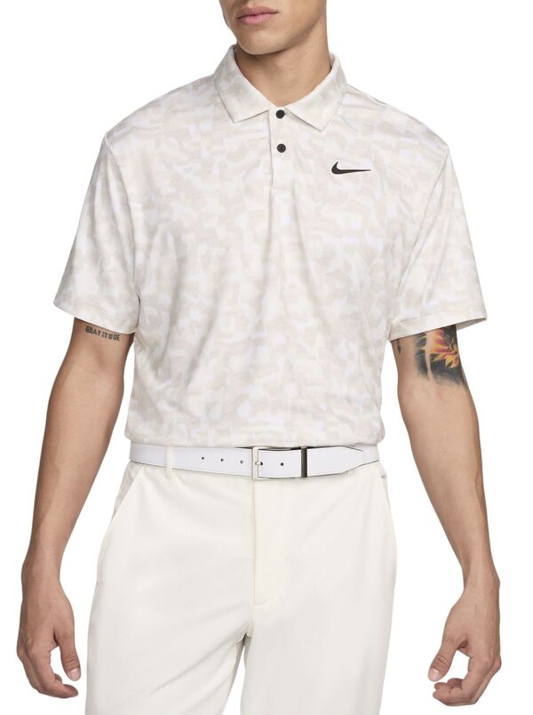 ナイキ メンズ ポロシャツ トップス Nike Men's Dri-FIT Tour Confetti Print Golf Polo Whiteの通販は