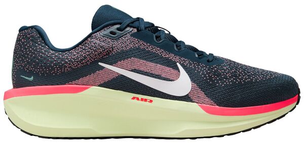 ナイキ メンズ スニーカー シューズ Nike Men's Winflo 11 Running Shoes Navy/Volt