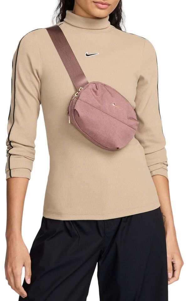 ナイキ レディース ショルダーバッグ バッグ Nike Adult Aura Crossbody Bag Smokey Mauve