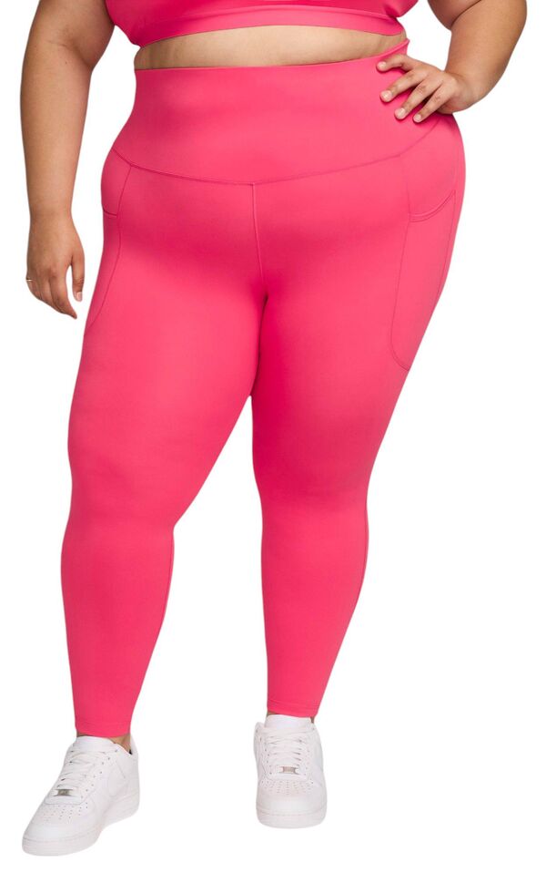 ナイキ レディース レギンス ボトムス Nike Women's One High-Waisted 7/8 Leggings with Pockets (Plus Size) Aster Pinkの通販は 14,045円