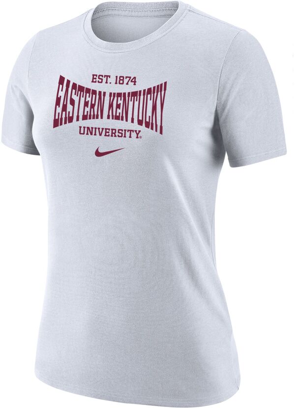 ナイキ レディース Tシャツ トップス Nike Women's Eastern Kentucky Colonels White Core Cotton T-Shirtの通販は