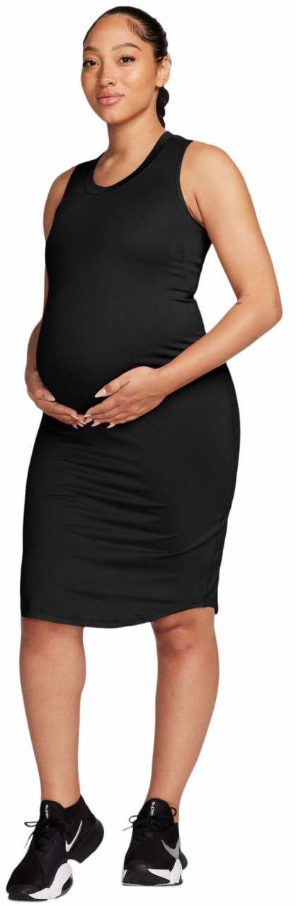 ナイキ レディース ワンピース トップス Nike Women's Maternity Dri-FIT Slim-Fit Knit Dress Black