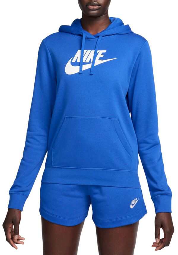 ナイキ レディース パーカー・スウェット アウター Nike Women's Sportswear Club Fleece Logo Pullover Hoodie Game Royal