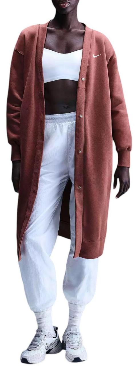 ナイキ レディース ジャケット・ブルゾン アウター Nike Women's Sportswear Phoenix Fleece Oversized Long Cardigan Red Sepia 28,980円