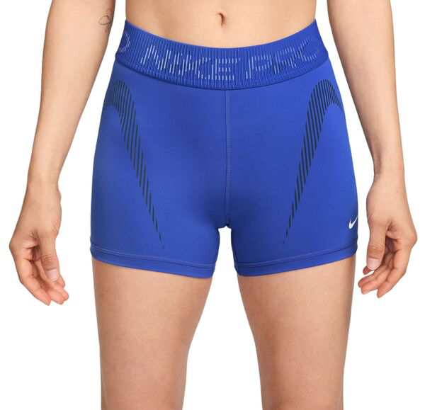ナイキ レディース ハーフパンツ・ショーツ ボトムス Nike Women's Pro Dri-FIT Graphic Biker Shorts Hyper Royal/Armory Navy