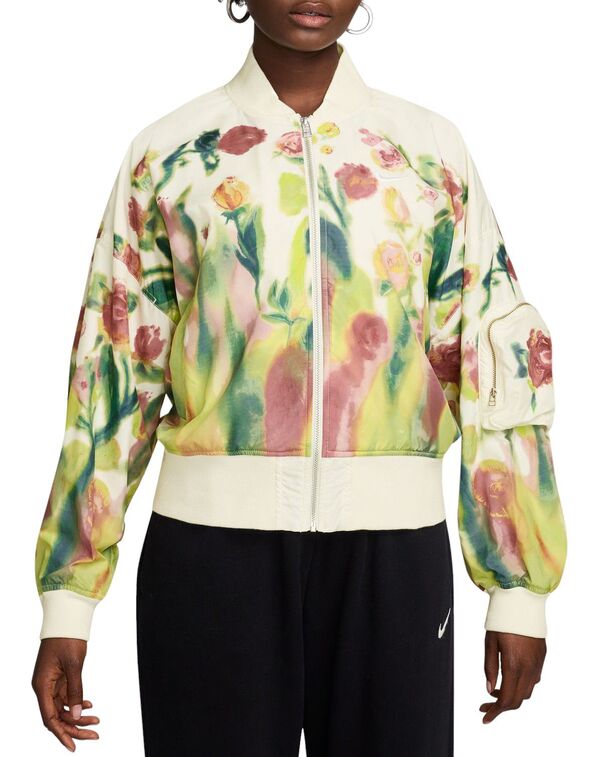 ナイキ レディース ジャケット・ブルゾン アウター Nike Women's Sportswear Artist Collection Bomber Jacket Sailの通販は 21,480円