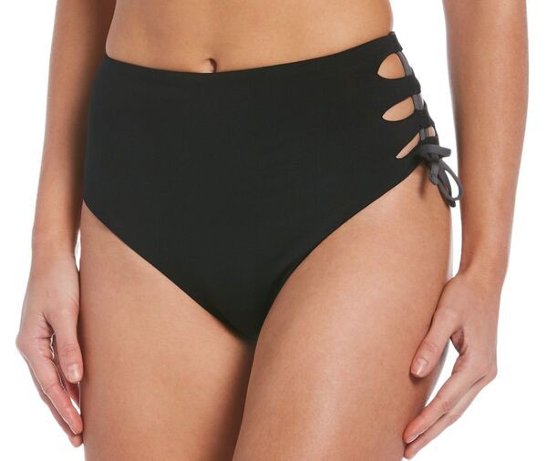 Nike Women s Lace Up Bikini Bottom Black