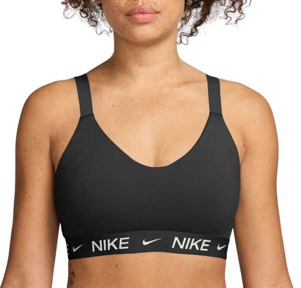 ナイキ レディース ブラジャー アンダーウェア Nike Women's Indy Medium Support Padded Adjustable Sports Bra Black