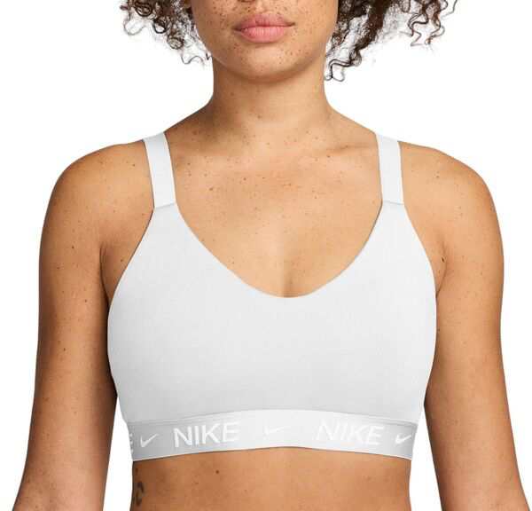 ナイキ レディース ブラジャー アンダーウェア Nike Women's Indy Medium Support Padded Adjustable Sports Bra White