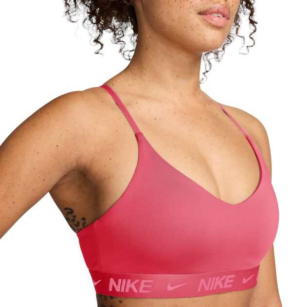 ナイキ レディース ブラジャー アンダーウェア Nike Women's Indy Light Support Padded Adjustable Sports Bra Aster Pink