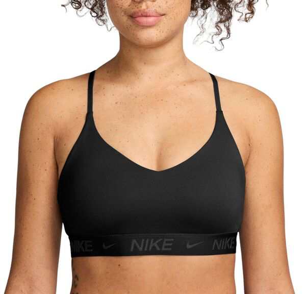 ナイキ レディース ブラジャー アンダーウェア Nike Women's Indy Light Support Padded Adjustable Sports Bra Black