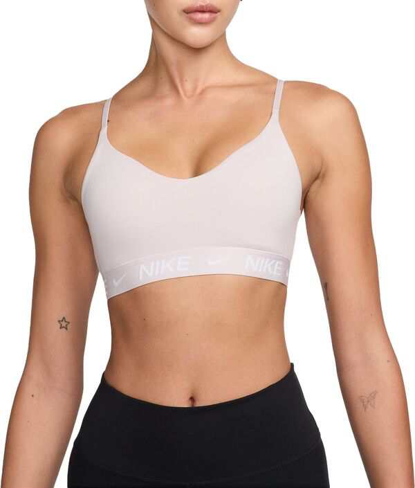 ナイキ レディース ブラジャー アンダーウェア Nike Women's Indy Light Support Padded Adjustable Sports Bra Platinum Violet