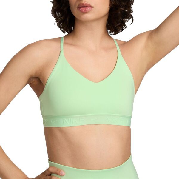 ナイキ レディース ブラジャー アンダーウェア Nike Women's Indy Light Support Padded Adjustable Sports Bra Vapor Green