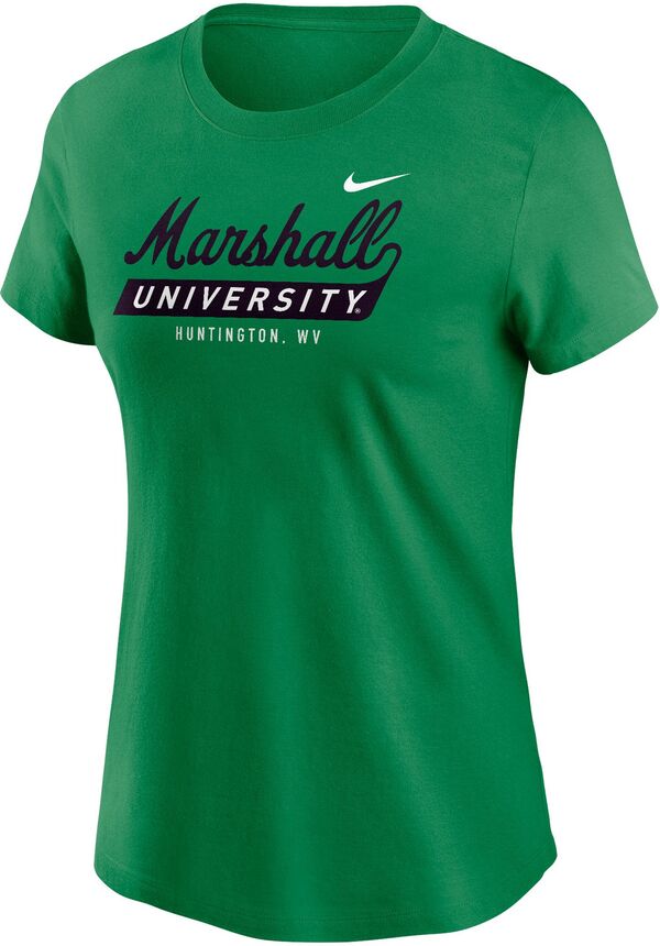 ナイキ レディース Tシャツ トップス Nike Women's Marshall Thundering Herd Green Sport T-Shirtの通販は