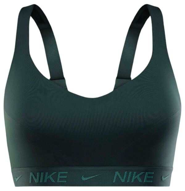 ナイキ レディース ブラジャー アンダーウェア Nike Women's Indy High Support Padded Adjustable Sports Bra Vintage Green