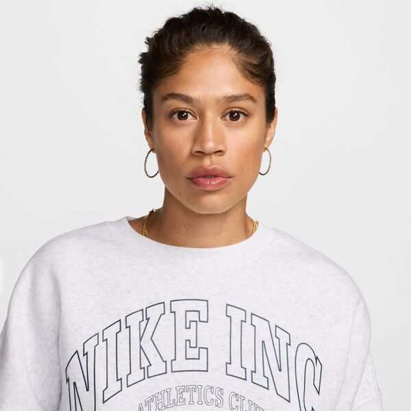 ナイキ レディース パーカー・スウェット アウター Nike Women's Sportswear Phoenix Fleece Over-Oversized Crewneck Sweatshirt Birch