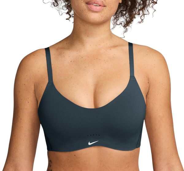 ナイキ レディース ブラジャー アンダーウェア Nike Women's Alate Minimalist Light-Support Padded Convertible Sports Bra Armory Nav