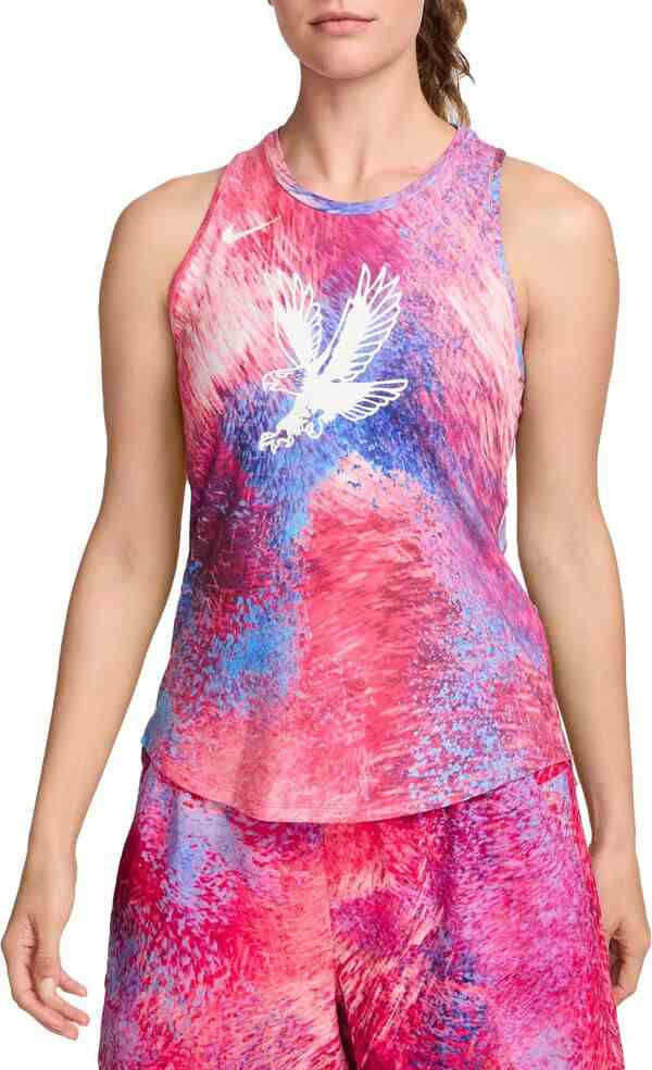 ナイキ レディース タンクトップ トップス Nike Women's One USA Luxe Dri-FIT Tank Top Hyper Pink