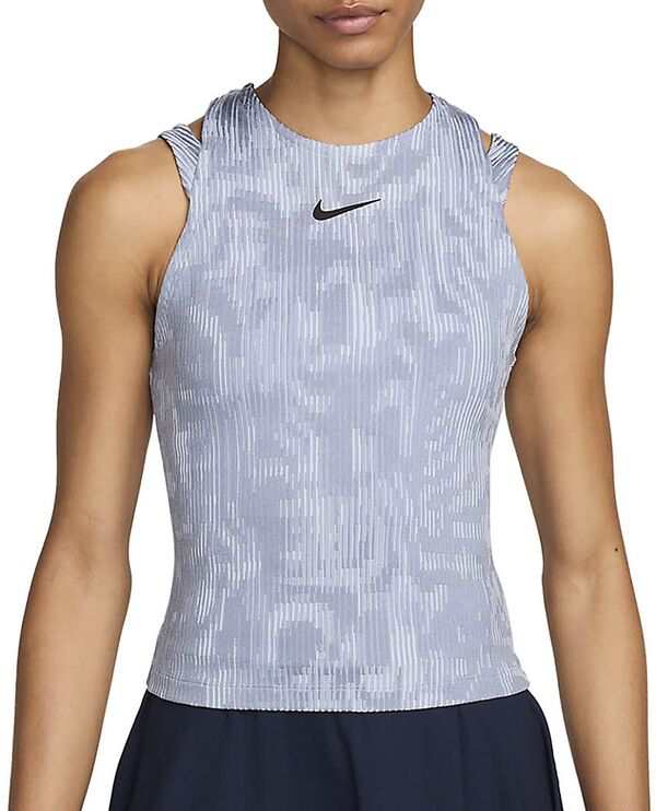 ナイキ レディース タンクトップ トップス Nike Women's NikeCourt Slam Dri-FIT Tank Ashen Slate/Black