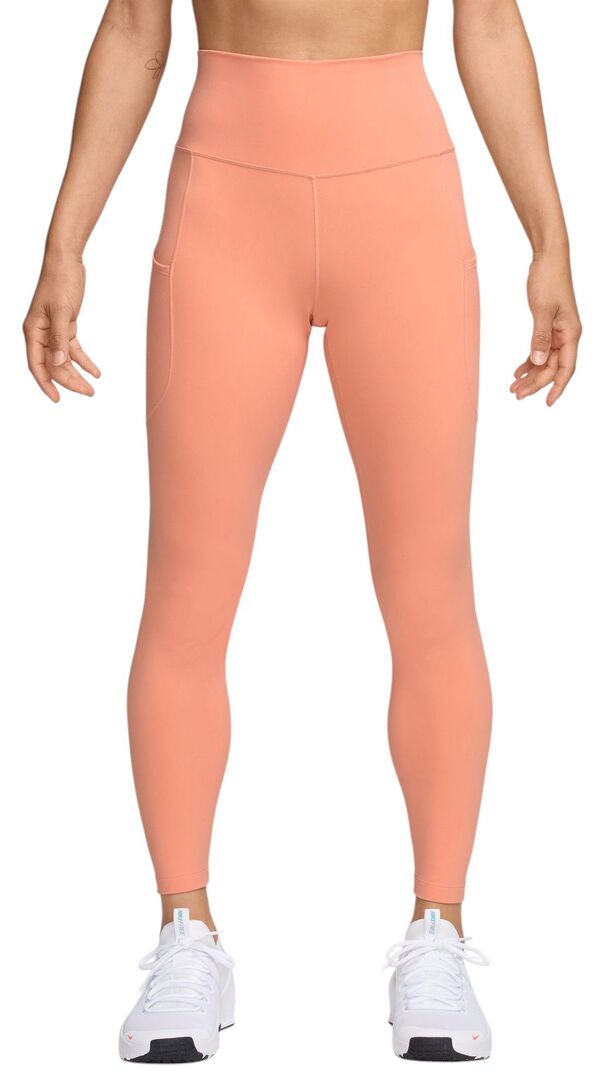 ナイキ レディース カジュアルパンツ ボトムス Nike Women's One High-Waisted 7/8 Leggings with Pockets Apricot Agate