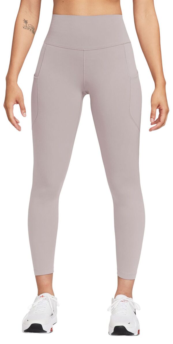 ナイキ レディース レギンス ボトムス Nike Women's One High-Waisted 7/8 Leggings with Pockets Platinum Violetの通販は