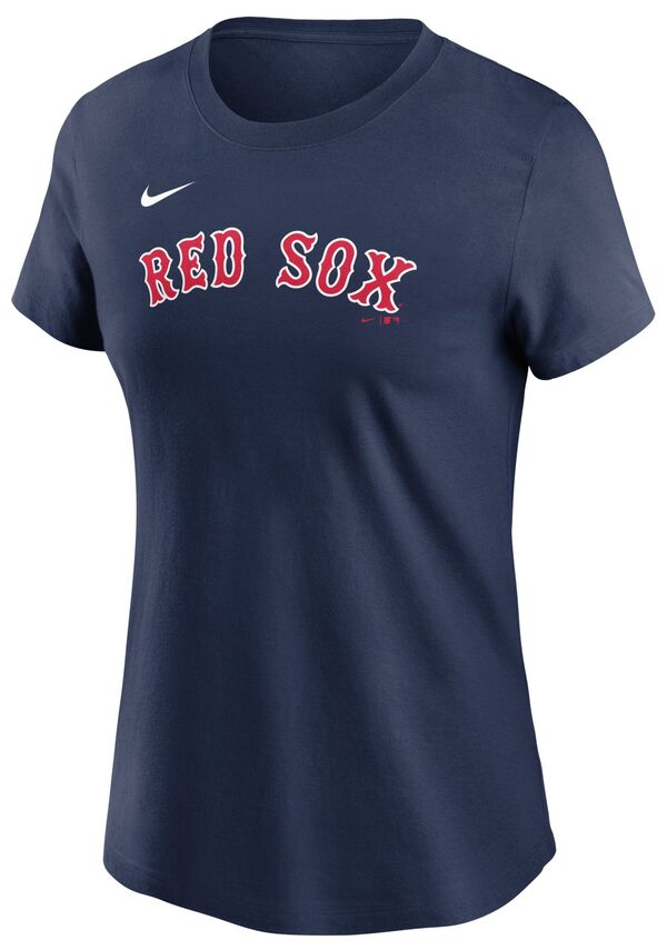 ナイキ レディース Tシャツ トップス Nike Women's Boston Red Sox Rafael Devers #11 Navy Home T-Shirtの通販は