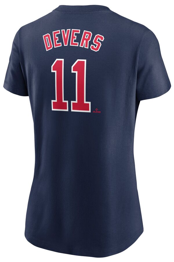 ナイキ レディース Tシャツ トップス Nike Women's Boston Red Sox Rafael Devers #11 Navy Home T-Shirtの通販は