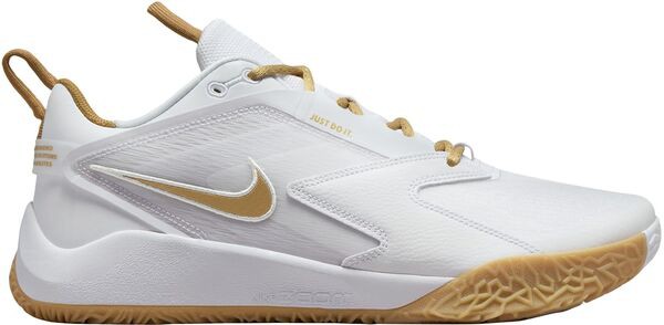 ナイキ レディース スニーカー シューズ Nike HyperAce 3 Volleyball Shoes White/Gold