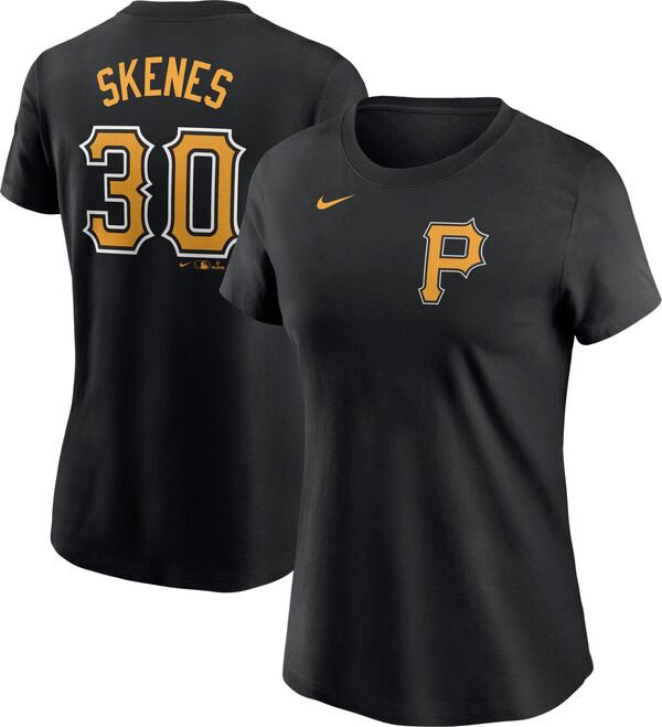 ナイキ レディース Tシャツ トップス Nike Women's Pittsburgh Pirates Paul Skenes #30 Black T-Shirt