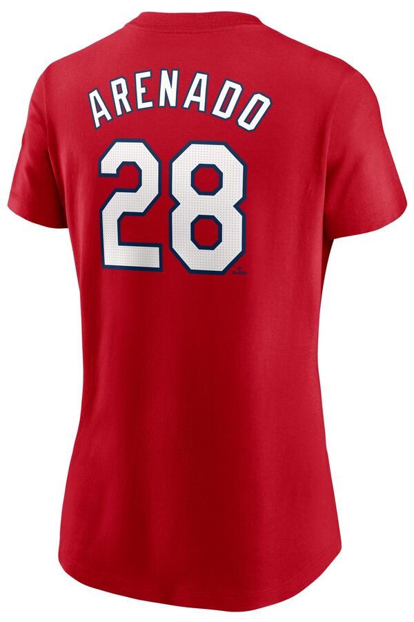 ナイキ レディース Tシャツ トップス Nike Women's St. Louis Cardinals Nolan Arenado #28 Red Home T-Shirtの通販は