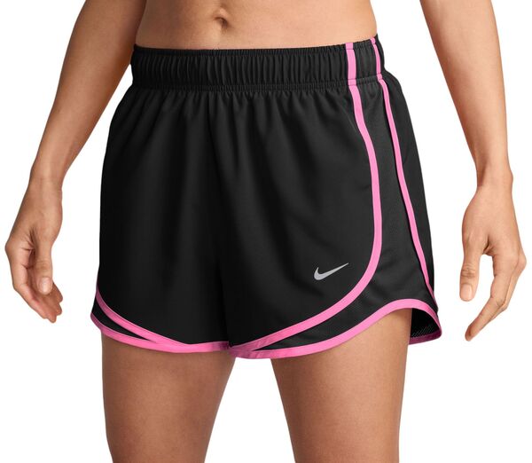ナイキ レディース ハーフパンツ・ショーツ ボトムス Nike Women's Dri-FIT Tempo Mid-Rise Brief-Lined Running Shorts Black/Black/Pla