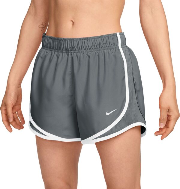 ナイキ レディース ハーフパンツ・ショーツ ボトムス Nike Women's Dri-FIT Tempo Mid-Rise Brief-Lined Running Shorts Smoke Grey