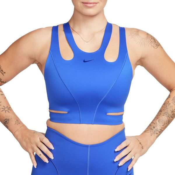 ナイキ レディース ブラジャー アンダーウェア Nike Women's FutureMove Light-Support Non-Padded Strappy Sports Bra Hyper Royal