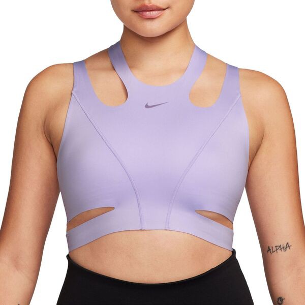 ナイキ レディース ブラジャー アンダーウェア Nike Women's FutureMove Light-Support Non-Padded Strappy Sports Bra Lilac Bloom