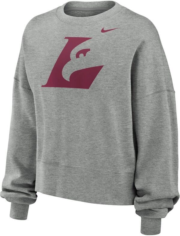 ナイキ レディース パーカー・スウェット アウター Nike Women's UW-La Crosse Eagles Gray Club Fleece Phoenix Crew Neck Sweatshirtの通販は 16,316円