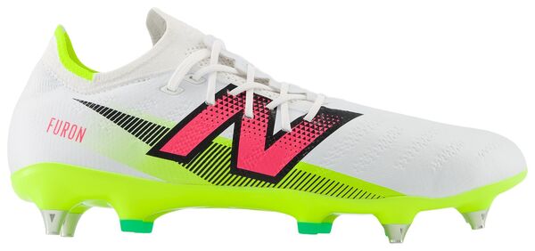 ニューバランス レディース スニーカー シューズ New Balance Furon Pro V7+ SG Soccer Cleats White/Green