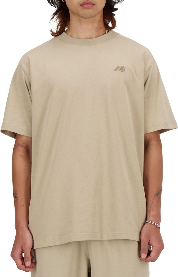 ニューバランス メンズ Tシャツ トップス New Balance Men's Athletics Cotton Short Sleeve T-Shirt Stonewareの通販は 13,980円