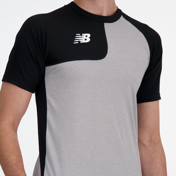 ニューバランス メンズ Tシャツ トップス New Balance Men's Athletics Top Right Baseball T-Shirt Black