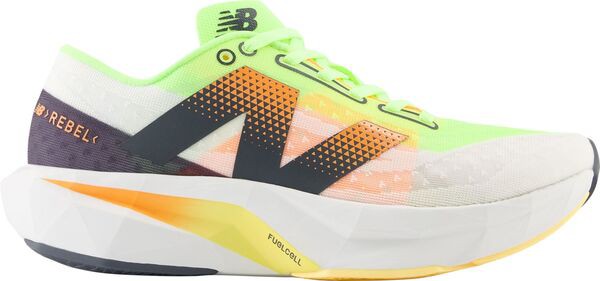 ニューバランス レディース スニーカー シューズ New Balance Women's FuelCell Rebel v4 Running Shoes White/Lime